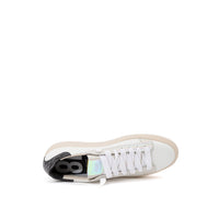 P448 Sleek White Leather Sneakers