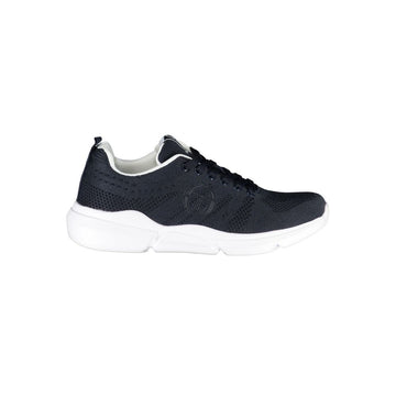 Sergio Tacchini Stylish Blue Lace-up Sneakers with Contrast Details
