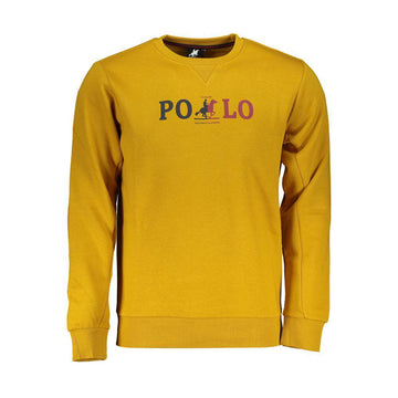 U.S. Grand Polo Sunshine Yellow Fleece Crew Neck Sweatshirt