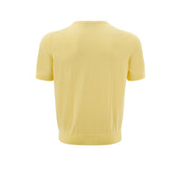 Gran Sasso Sunshine Yellow Cotton T-Shirt