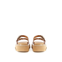 Casadei Elegant Brown Suede Sandal Slipper with Buckles