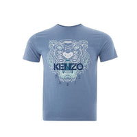 Kenzo Vibrant Tiger Print Cotton Tee