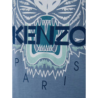 Kenzo Vibrant Tiger Print Cotton Tee