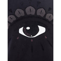 Kenzo Elegant Black Velvet Eye Tee - Pure Cotton