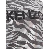 Kenzo Exquisite Metal Animalier Print Cotton Tee