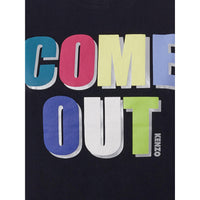 Kenzo Chic Multicolor Come Out Print Cotton Tee