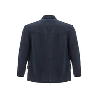 Sealup Elegant Single Breasted Linen Jacket