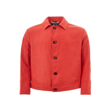 Sealup Elegant Orange Cropped Jacket - Fresh and Stylish