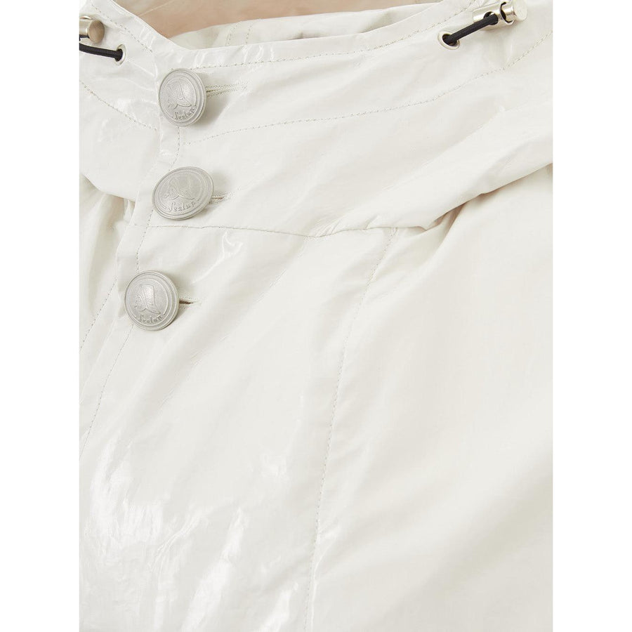 Sealup Chic White Couture Raincoat