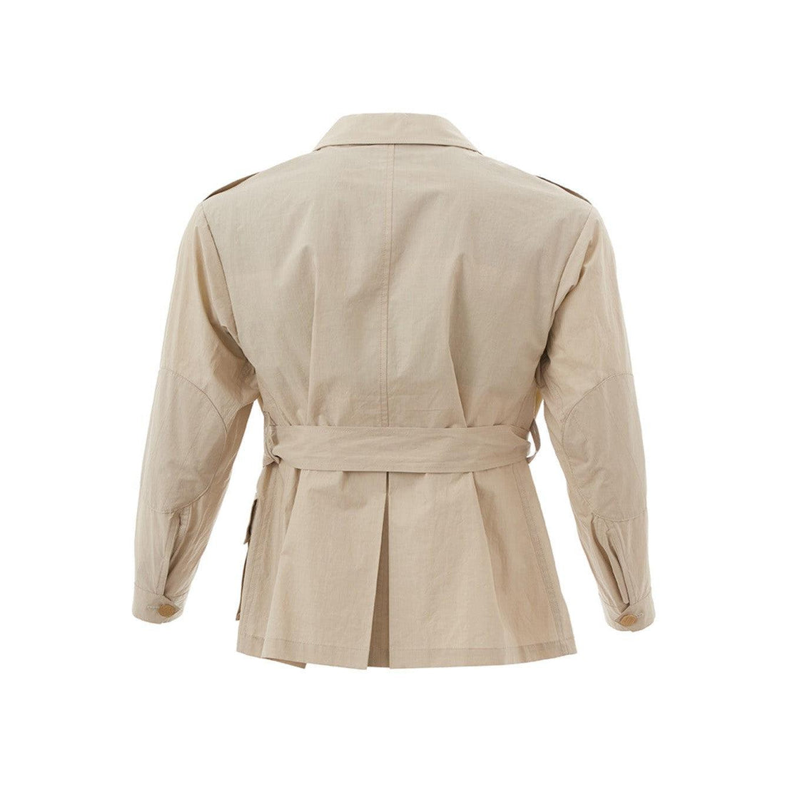 Sealup Elegant Beige Cotton Saharan Jacket