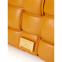 Bottega Veneta Elegant Caramel Padded Crossbody Bag