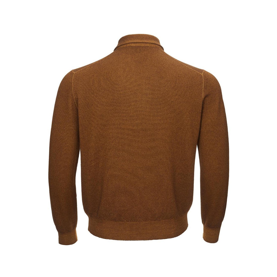 Gran Sasso Elegant Brown Wool Polo Sweater