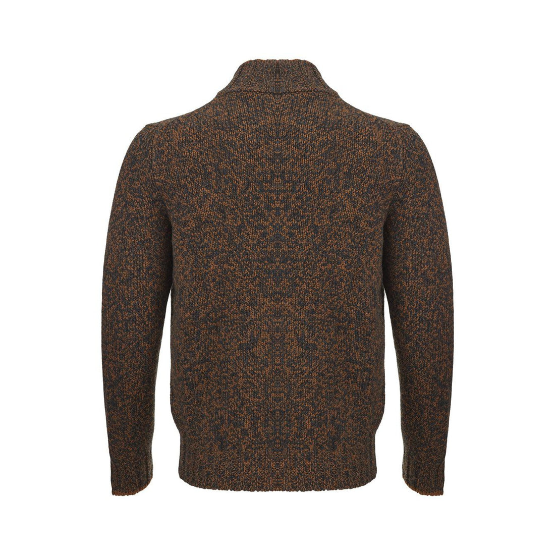 Gran Sasso Elegant Italian Wool Mock Zip Sweater