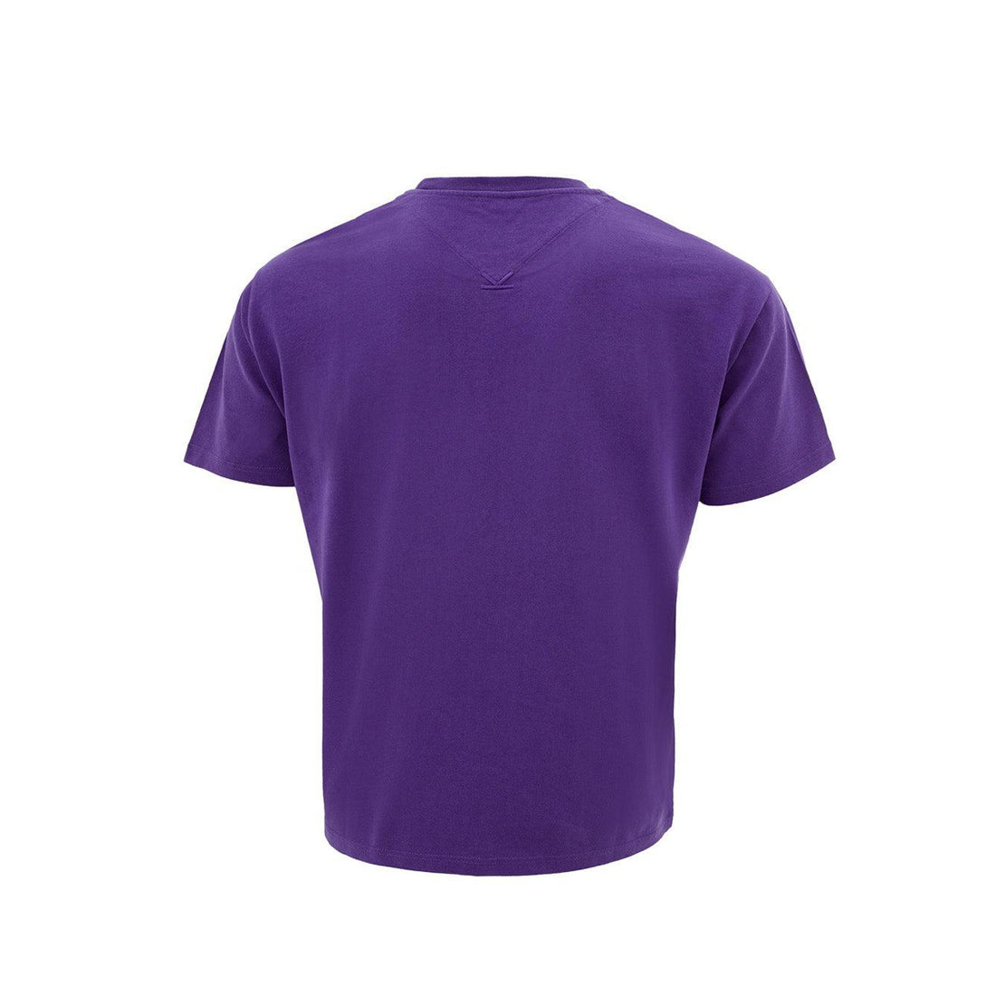 Kenzo Chic Purple Cotton Tee with Signature Print