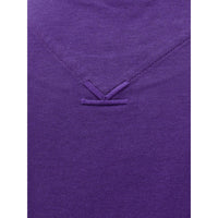 Kenzo Chic Purple Cotton Tee with Signature Print