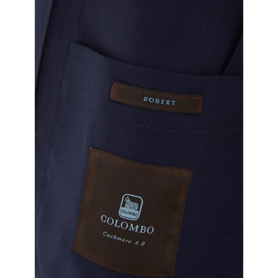 Colombo Elegant Blue Cashmere Men's Jacket