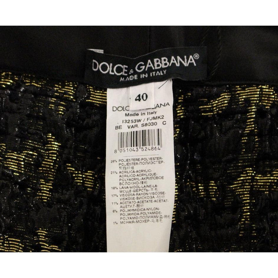 Dolce & Gabbana Elegant Designer Woven Shorts