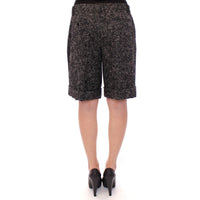 Dolce & Gabbana Elegant Gray Alpaca Blend Shorts