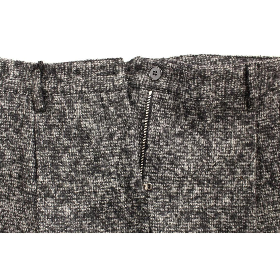 Dolce & Gabbana Gray wool shorts pants