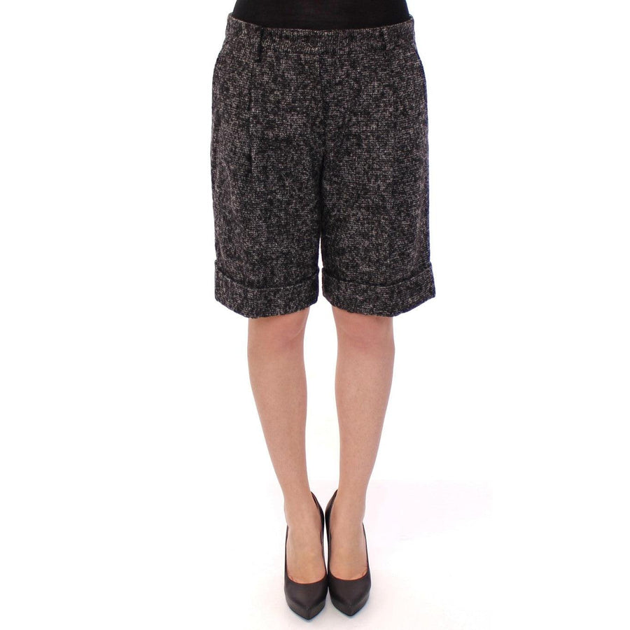 Dolce & Gabbana Gray wool shorts pants