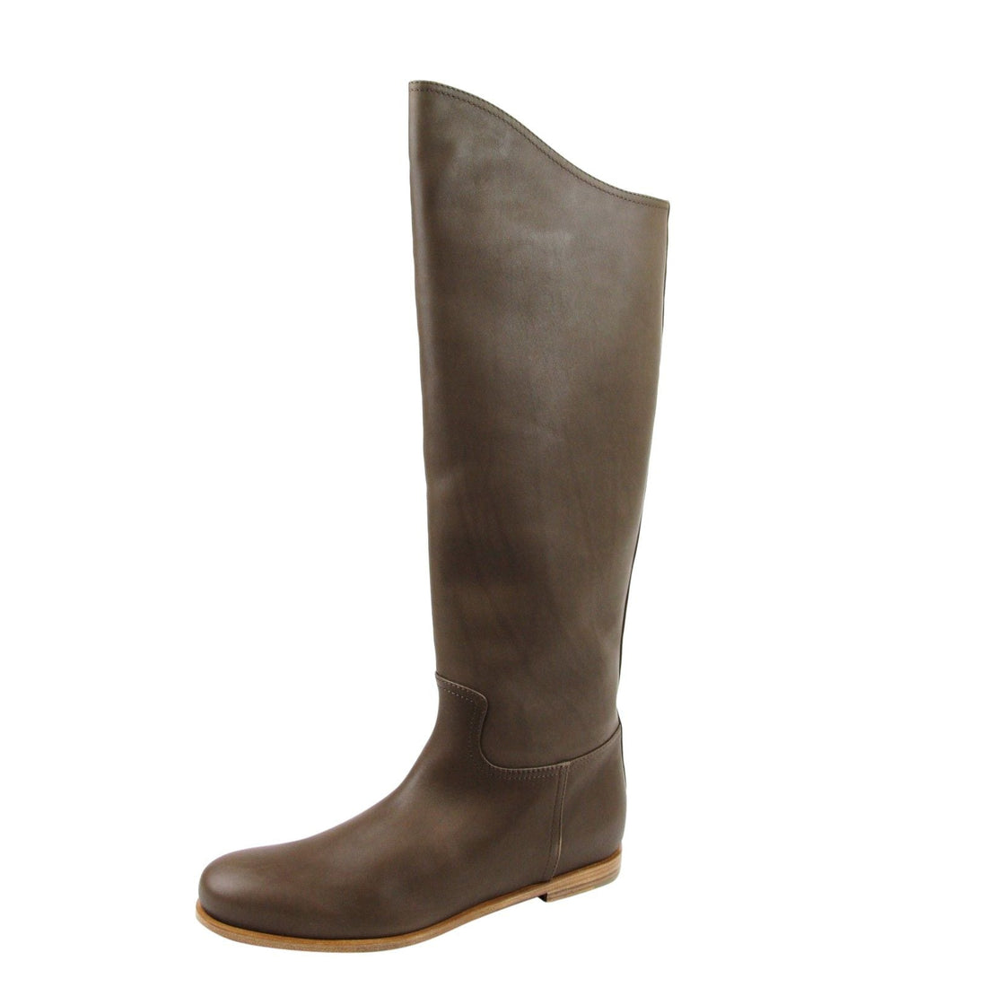 Bottega Veneta Women's Brown Leather Tall Boots