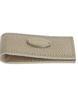 Dolce & Gabbana Elegant Beige Leather Money Clip