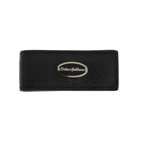 Dolce & Gabbana Elegant Blue Leather Money Clip