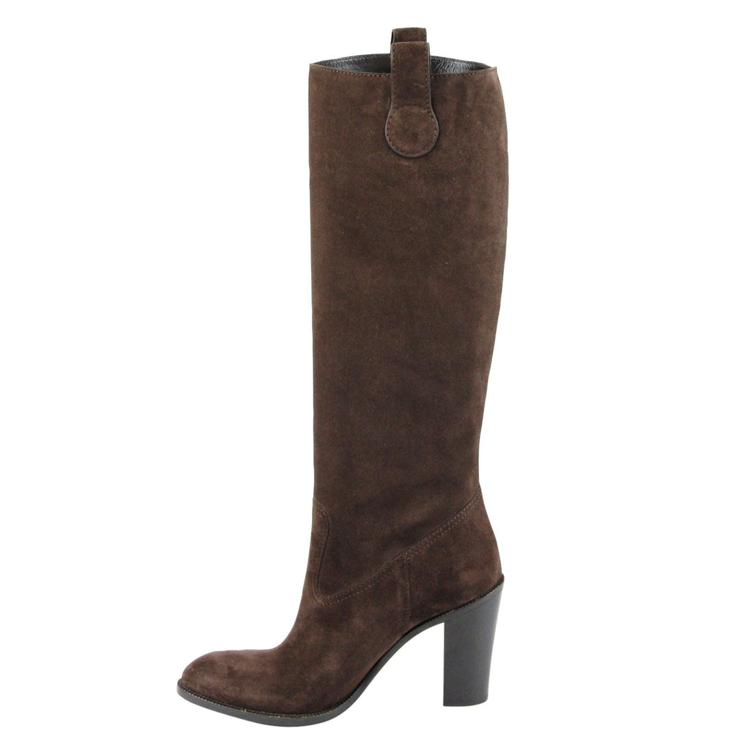 Gucci Brown Leather Suede Tall Knee Boots