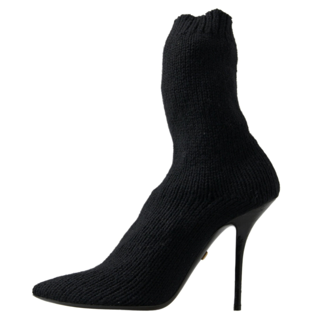 Dolce & Gabbana Elegant Black Viscose Mid-Calf Boots