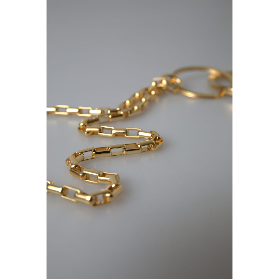 Dolce & Gabbana Chic Gold Charm Chain Necklace