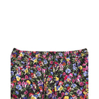 Dolce & Gabbana Multicolor Floral High Waist Hot Pants Shorts