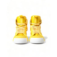 Dolce & Gabbana Chic High-Top Color-Block Sneakers