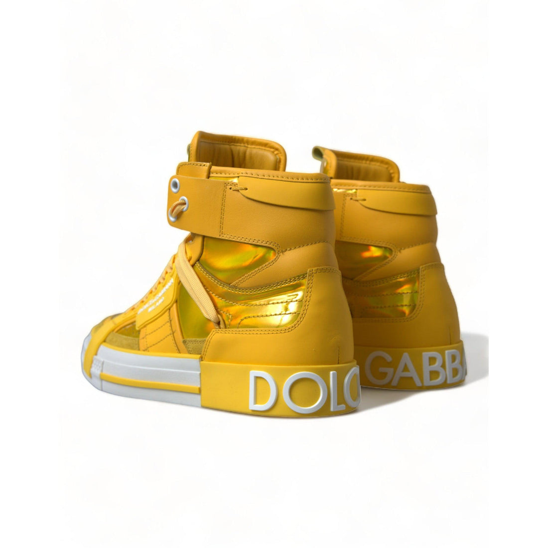 Dolce & Gabbana Chic High-Top Color-Block Sneakers