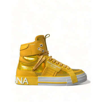 Dolce & Gabbana Chic High-Top Color-Block Sneakers