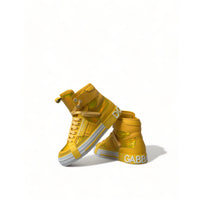 Dolce & Gabbana Chic High-Top Color-Block Sneakers