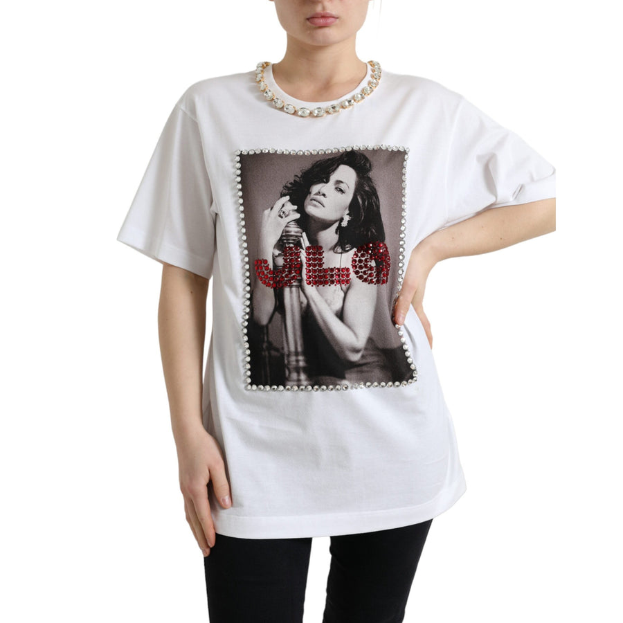 Dolce & Gabbana J.Lo Portrait Crystal Tee – Limited Edition