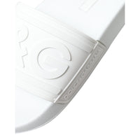 Dolce & Gabbana Elegant White Logo Slides