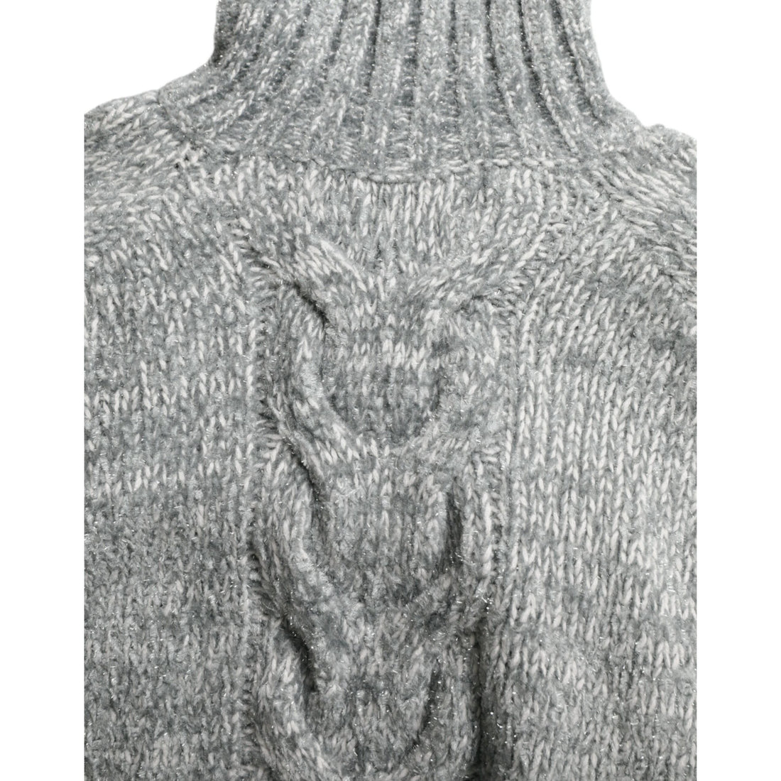 Dolce & Gabbana Gray Cashmere Turtle Neck Pullover Sweater