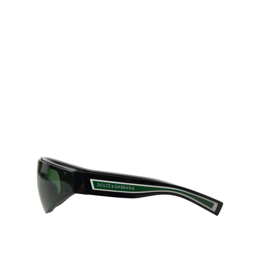 Dolce & Gabbana Sleek Men's Green-Lens Sunglasses