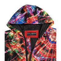 Dolce & Gabbana Multicolor Hooded Sweatshirt Sweater