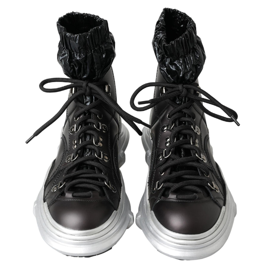 Dolce & Gabbana Black High Top Sneaker Bootie