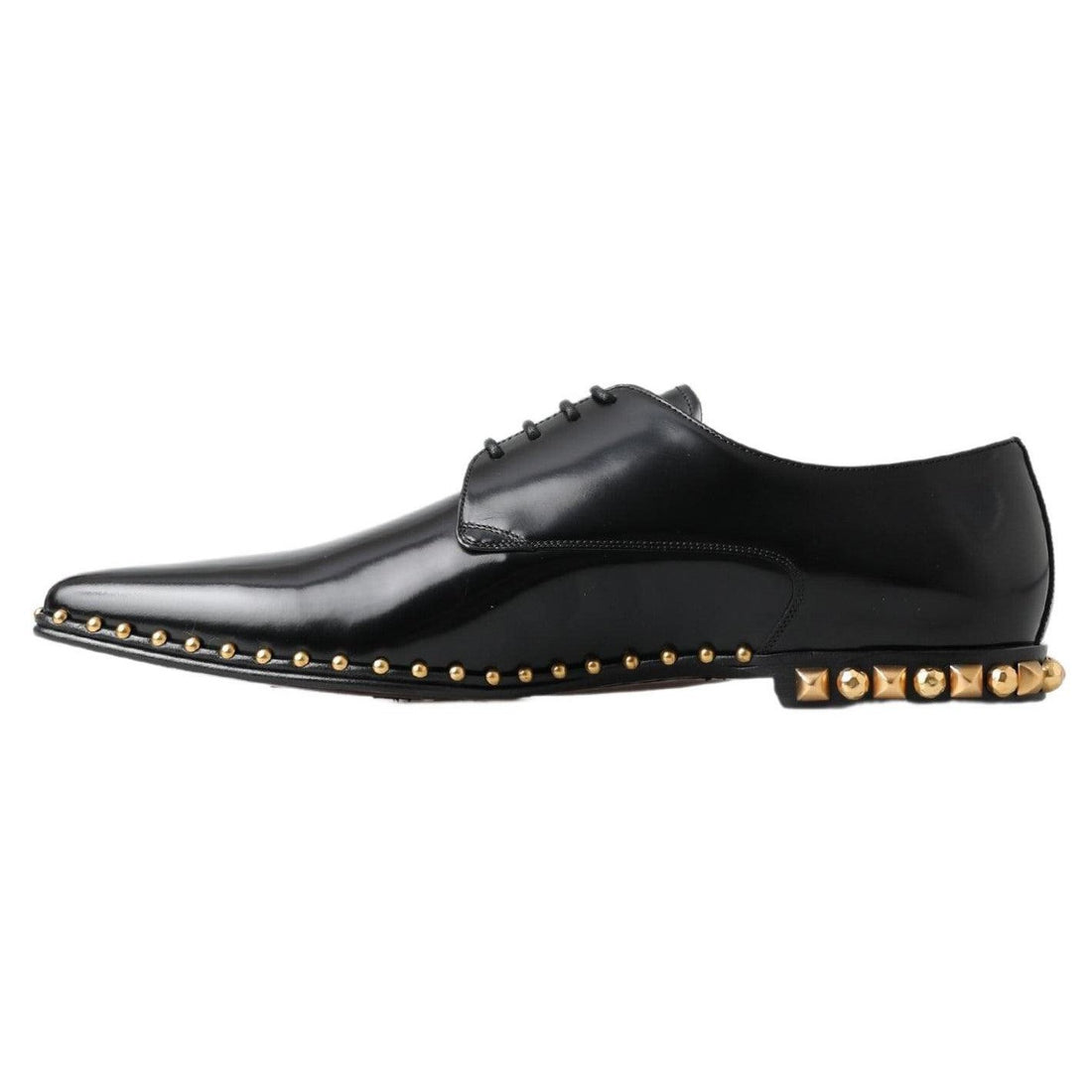 Dolce & Gabbana Elegant Studded Derby Formal Shoes