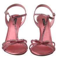 Dolce & Gabbana Elegant Pink Ankle Strap Sandals