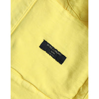 Dolce & Gabbana Yellow Cotton DENIM Jeans Coat Jacket