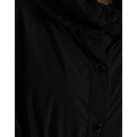 Dolce & Gabbana Elegant Long Peplum Jacket in Black