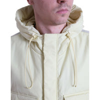 Dolce & Gabbana Yellow Nylon Hooded Sportswear Vest Jacket