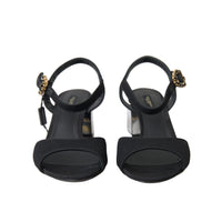 Dolce & Gabbana Elegant Ankle Strap Sandals with Mirror Heels