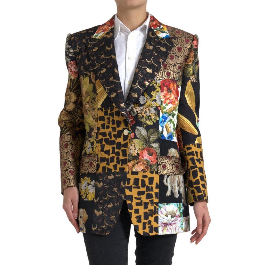 Dolce & Gabbana Elegant Multicolor Single Breasted Jacket