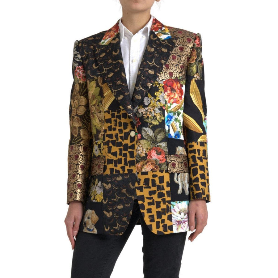 Dolce & Gabbana Elegant Multicolor Single Breasted Jacket