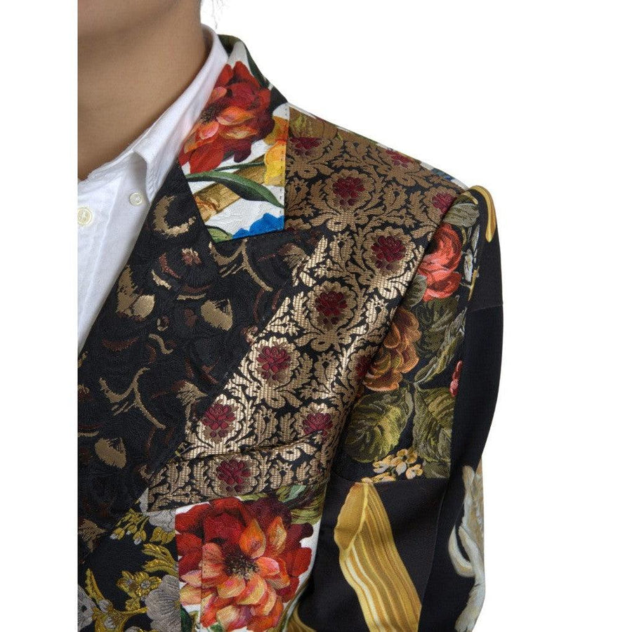 Dolce & Gabbana Elegant Multicolor Single Breasted Jacket